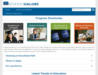 schoolsgalore.com screenshot