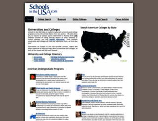 schoolsintheusa.com screenshot