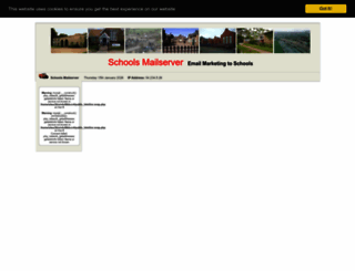 schoolsmailserver.co.uk screenshot