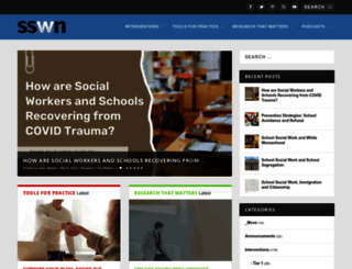 schoolsocialwork.net screenshot