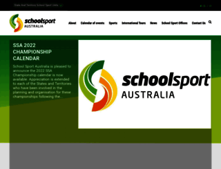 schoolsportaustralia.edu.au screenshot