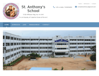 schoolstanthonys.org screenshot