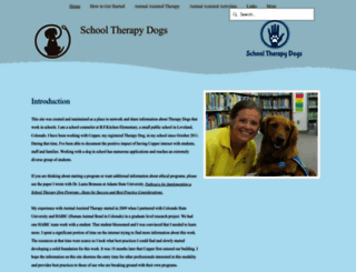 schooltherapydogs.org screenshot