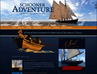 schooner-adventure.org screenshot