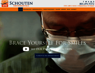 schoutenorthodontics.com screenshot