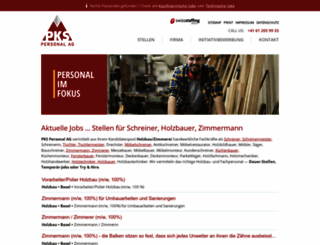 schreiner-zimmermann-jobs.ch screenshot