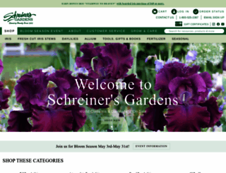 schreinersgardens.com screenshot