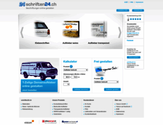 schriften24.ch screenshot