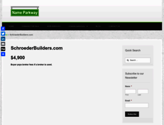 schroederbuilders.com screenshot