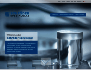 schroederglas.com screenshot