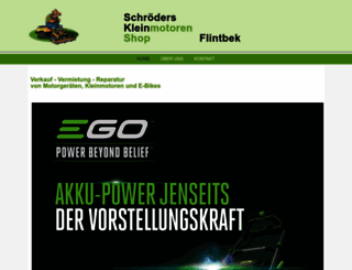 schroeders-kleinmotoren-shop.de screenshot