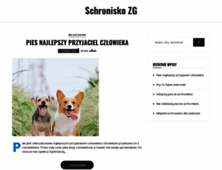 schroniskozg.pl screenshot