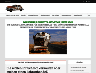 schrott-abhol-service.de screenshot