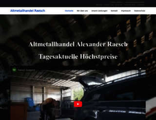 schrott-stralsund.de screenshot