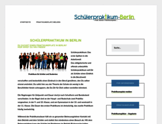 schuelerpraktikum-berlin.de screenshot
