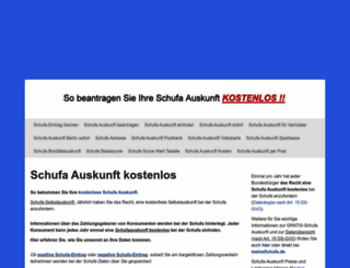schufa-auskunft-kostenlos.com screenshot