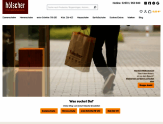 schuh-hoelscher.de screenshot