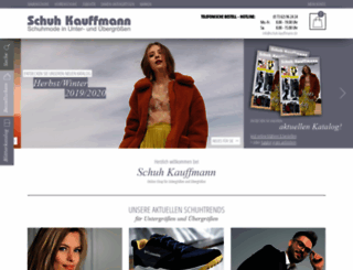schuh-kauffmann.de screenshot