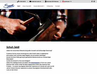 schuh-seidl.com screenshot