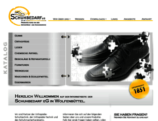 schuhbedarf-wf.de screenshot
