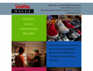 schuhhaus-hagge.de screenshot