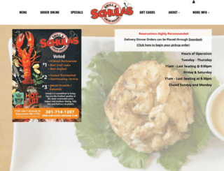 schulasgrillandcrab.com screenshot