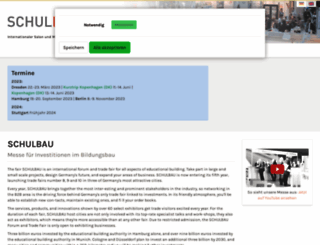 schulbau-messe.de screenshot