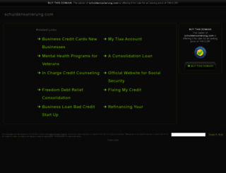 schuldensanierung.com screenshot