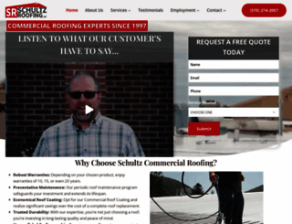 schultzroofing.biz screenshot