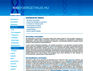 schussler-so.bioenergetikus.hu screenshot