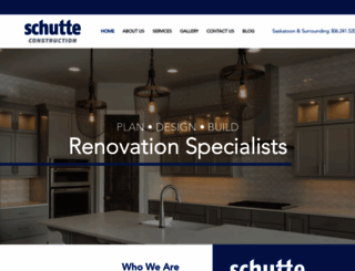 schutteconstruction.ca screenshot