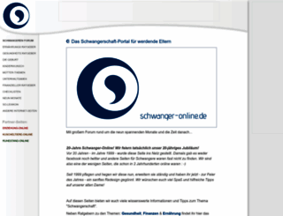 schwanger-online.de screenshot
