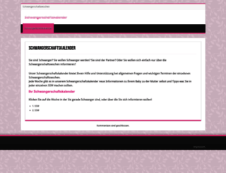 schwangerschaftskalender.net screenshot