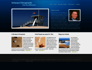 schwarzchiropractic.com screenshot