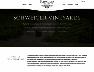 schweigervineyards.com screenshot