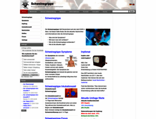 schweinegrippe-beratung.de screenshot