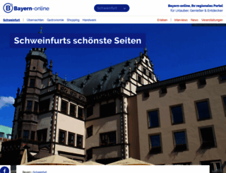 schweinfurt-tourismus.de screenshot