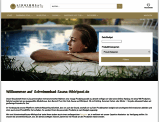schwimmbad-sauna-shop.de screenshot