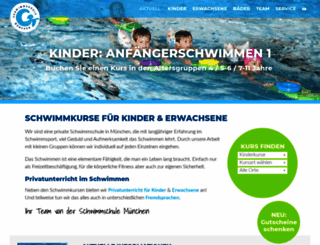 schwimmschule-muenchen.de screenshot