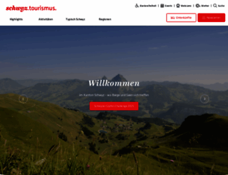 schwyz-tourismus.ch screenshot