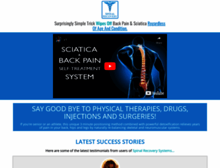 sciaticahealed.com screenshot