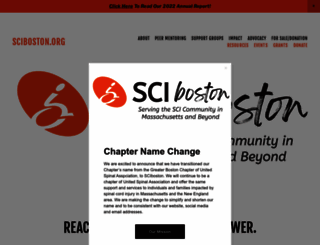 sciboston.org screenshot
