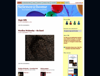 science-at-home.org screenshot