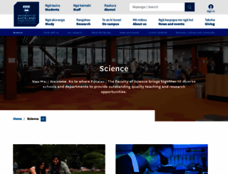 science.auckland.ac.nz screenshot