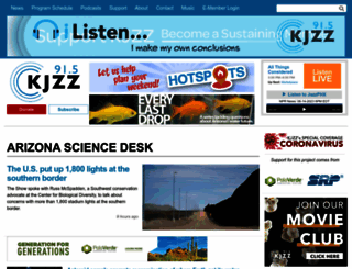 science.kjzz.org screenshot