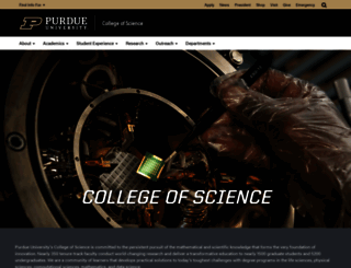science.purdue.edu screenshot