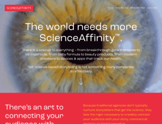 scienceaffinity.com screenshot