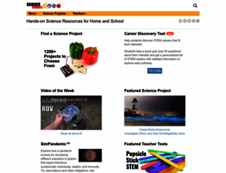 sciencebuddies.com screenshot