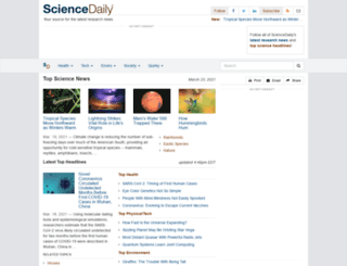 sciencedaily.com screenshot