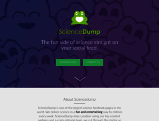 sciencedump.com screenshot
